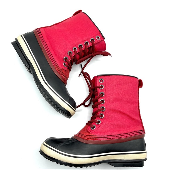 Sorel Red Waterproof Boots - Picture 4 of 9